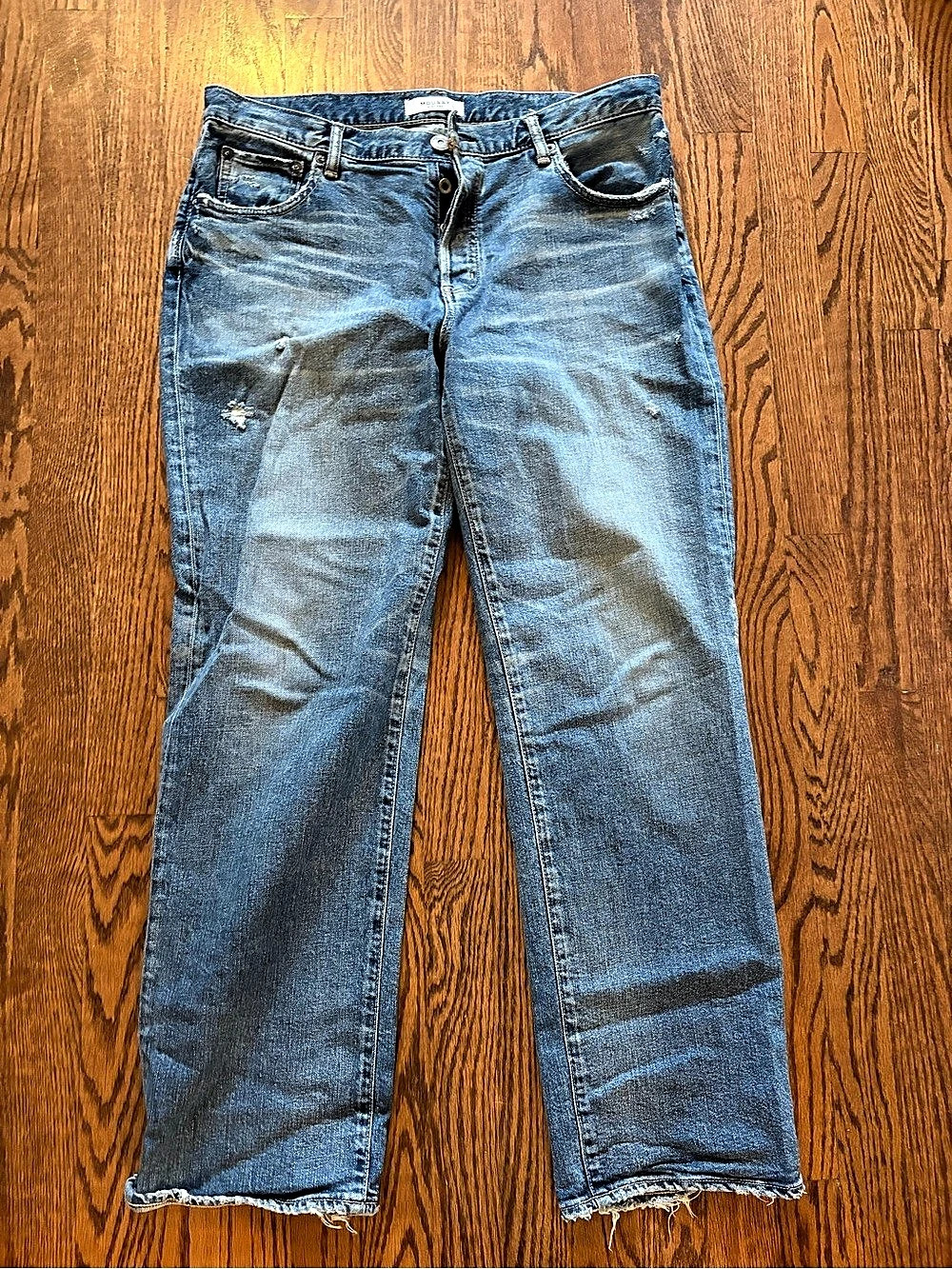 MOUSSY VINTAGE Women's Straight Leg Jeans in Blue